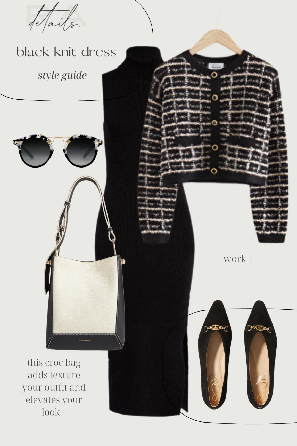 Workwear outfit / black knit dress under $100

#LTKSeasonal #LTKstyletip #LTKworkwear