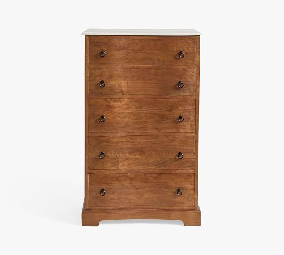 Scarlett 5-Drawer Tall Dresser (32") | Pottery Barn (US)