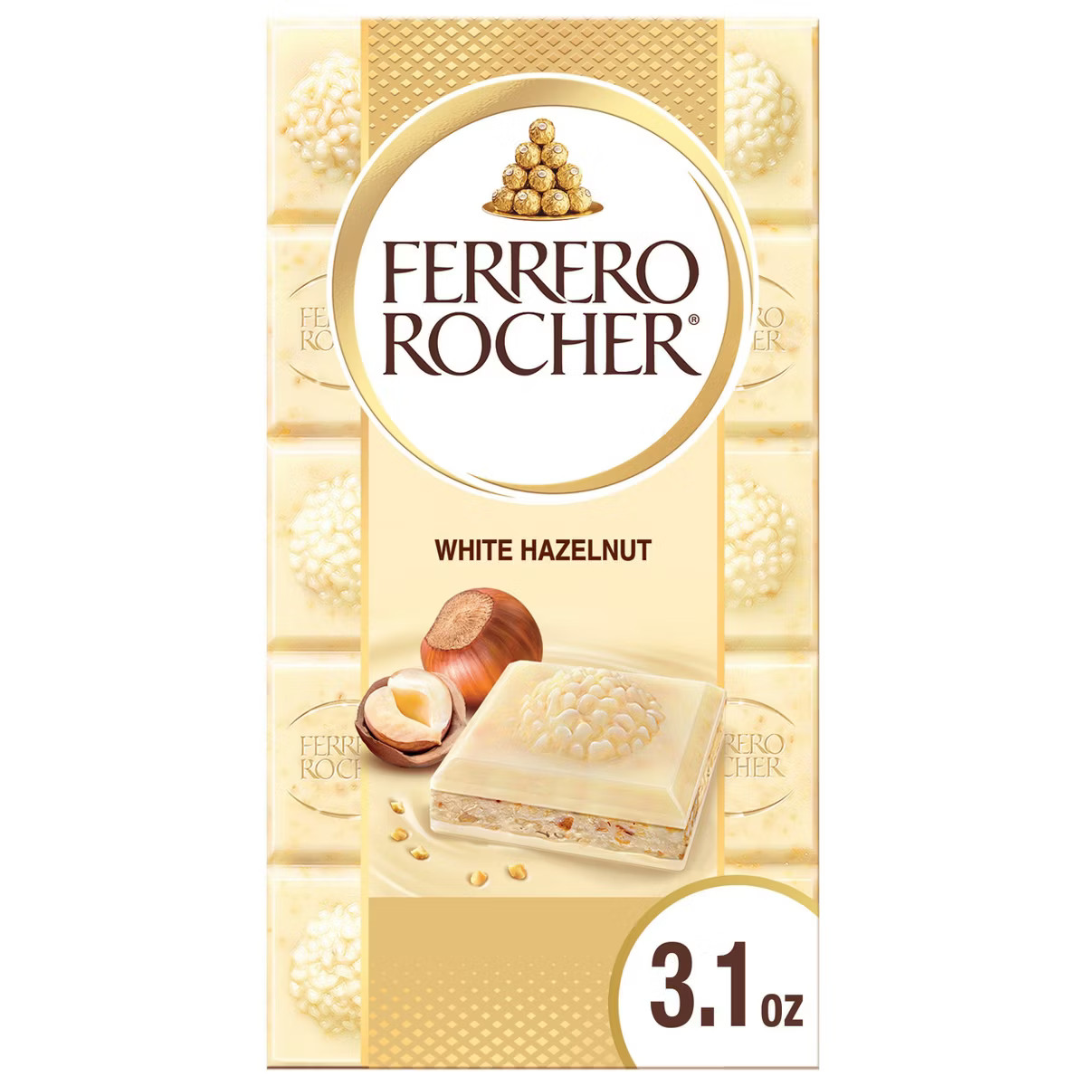 Ferrero Rocher White Chocolate Hazelnut Bar - 3.1oz | Target