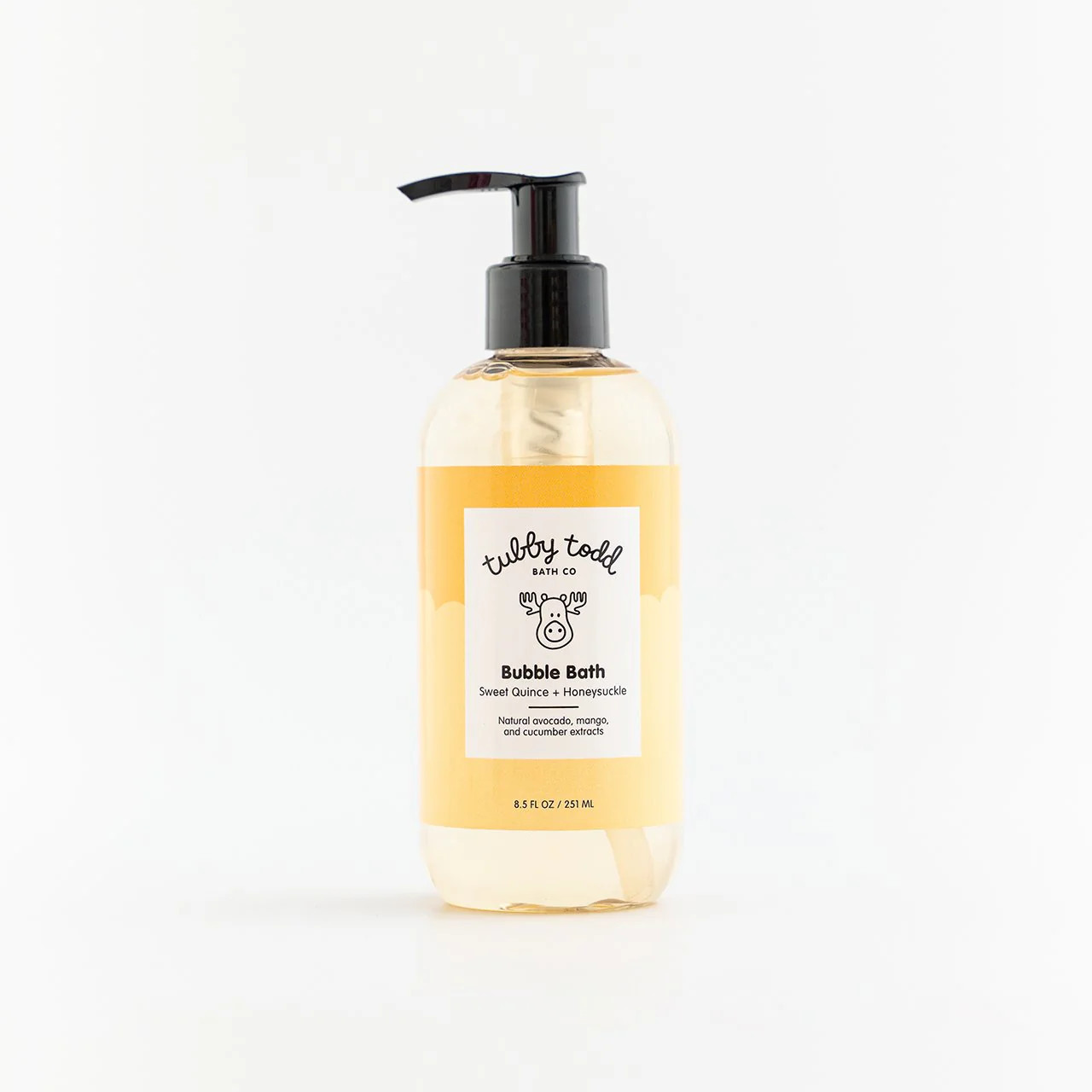 Bubble Bath - Sweet Quince & Honeysuckle / 8.5 oz | Tubby Todd Bath Co.