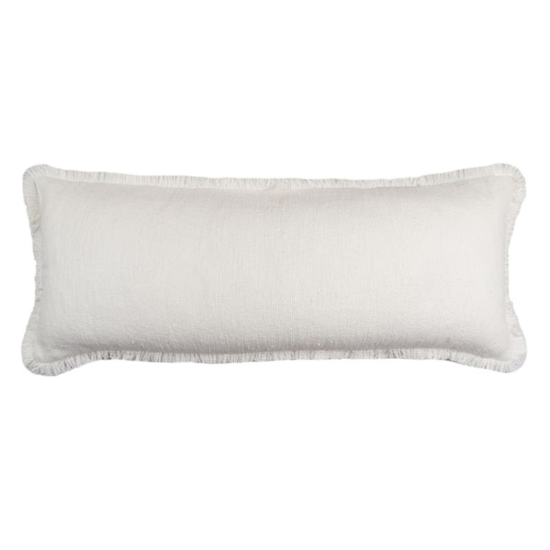 Shop all  Found & Fable




Solid White Woven Throw Pillow with Fringe, 14x36








	
		
		
		... | At Home