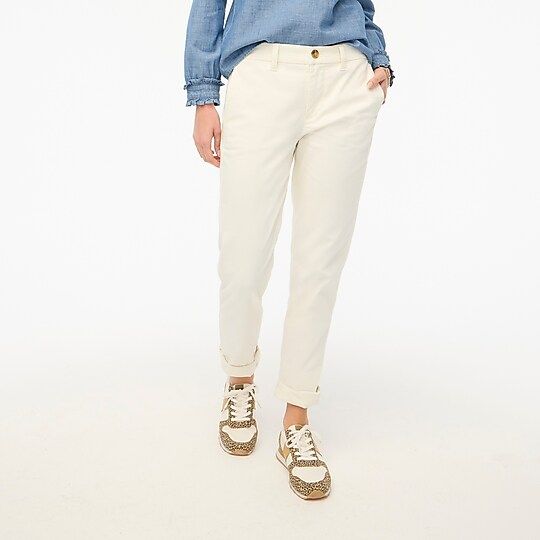 High-rise girlfriend chino pant | J.Crew Factory