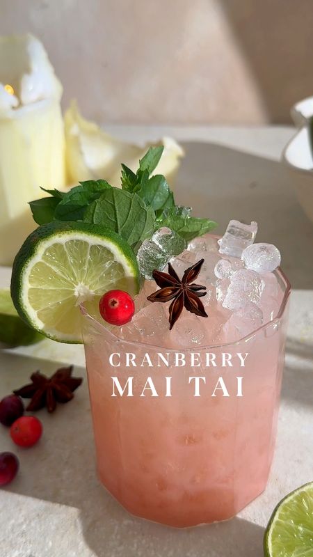 A holiday cranberry mai tai cocktail with crushed ice using a nugget ice machine.
I love how the ice machine looks on the counter.

#holidayentertaining #icemachine #kitchenappliences #nuggetice #hapyhour #cocktail #homebar #bartools #holidaycocktail #cocktailhour #hosting #hostessgift 

#LTKHoliday #LTKSeasonal #LTKGiftGuide