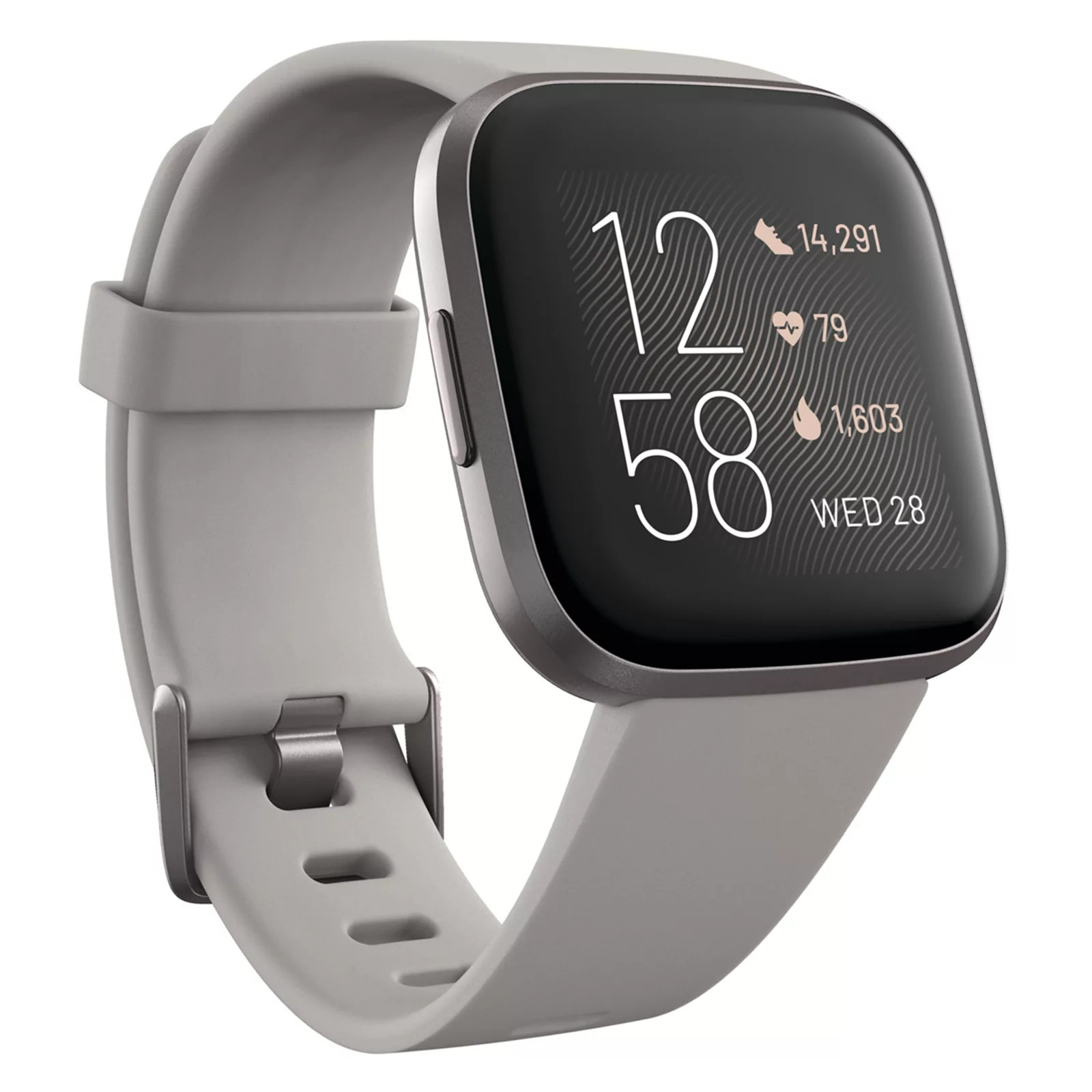 Fitbit Versa 2 Smartwatch, Light Grey | Kohl's
