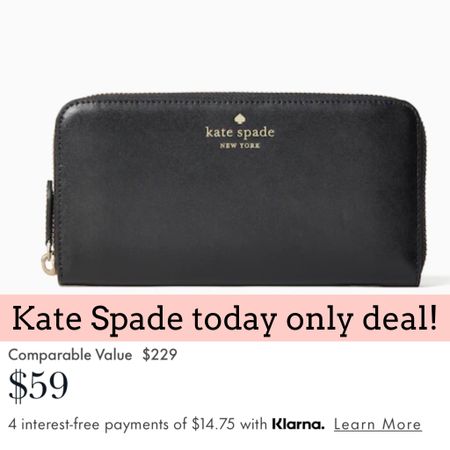 Kate spade wallet 

#LTKunder100 #LTKsalealert #LTKitbag