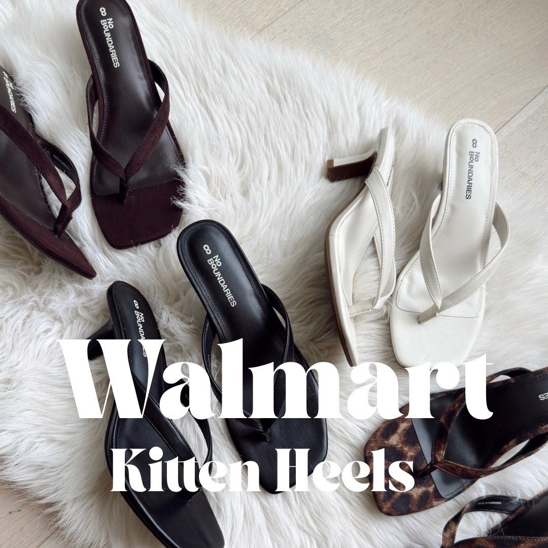 🤍Kitten heels are trending and I am here for it! These come in the cutest colors!
