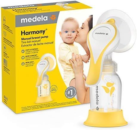 New Medela Harmony Manual Breast Pump, Single Hand Breastpump with Flex Breast Shields for More C... | Amazon (US)