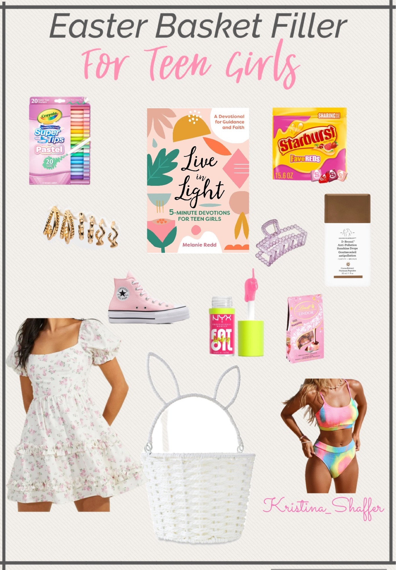 Easter basket fillers for teens, pre teens. Gift guide. Fashion, beauty, candy, accessories, devotional. Teen girl Easter. Pre teen neutral makeup, target finds. Walmart wins, Amazon finds. 

#LTKfindsunder50 #LTKSeasonal #LTKfamily