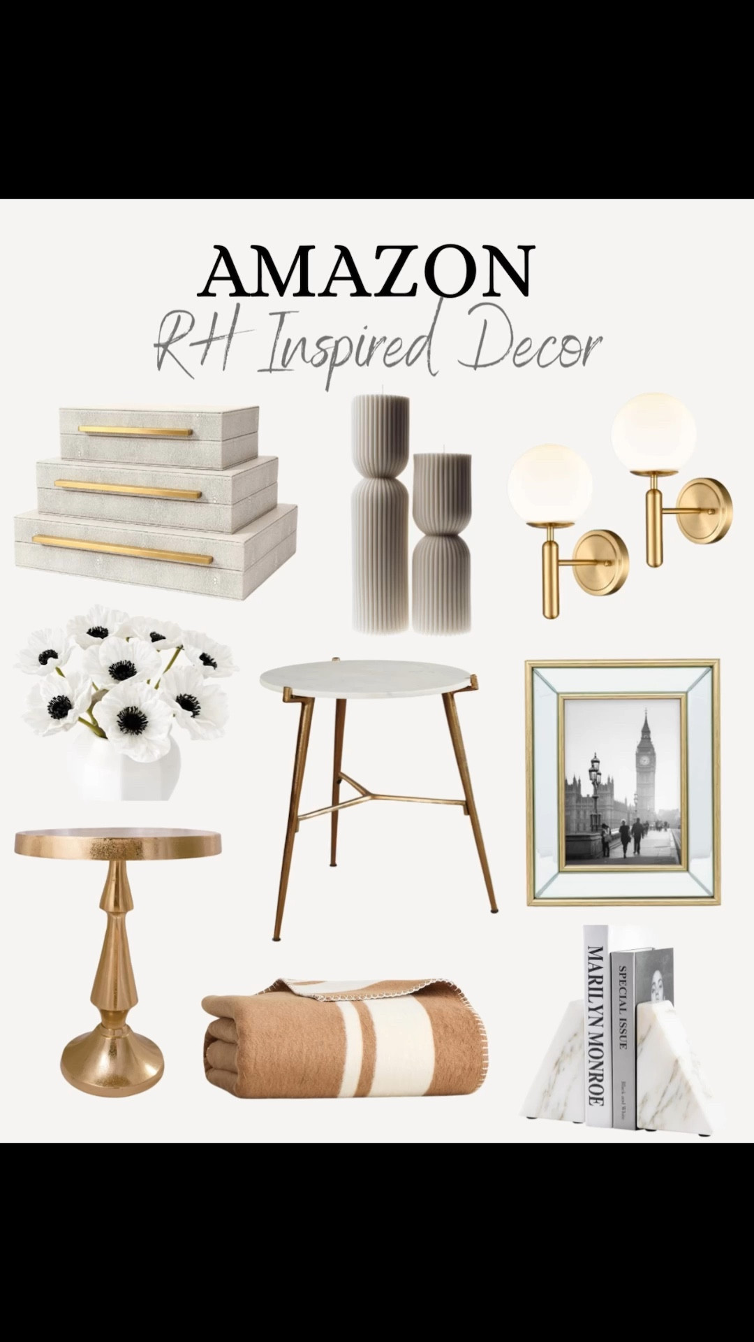 Amazon RH Inspired

#LTKSeasonal #LTKHome #LTKmorningroutine