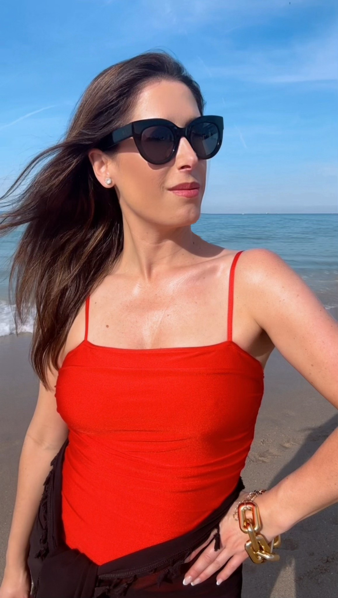 Red one piece swimsuits to make a bold statement on your next beach day! 

#LTKootd #LTKHoliday #LTKTravel