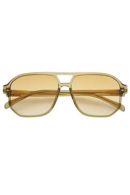 FREYRS Eyewear Billie Aviator Sunglasses in Olive at Nordstrom | Nordstrom