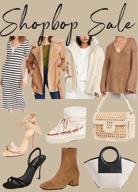 Kat Jamieson of With Love From Kat shares her Shopbop sale picks. Neutral heels, shearling jacket, cashmere sweater, booties, handbags, midi dress. Use code BYE2022 for an extra 30% off select sale styles! 

#LTKsalealert #LTKshoecrush #LTKstyletip