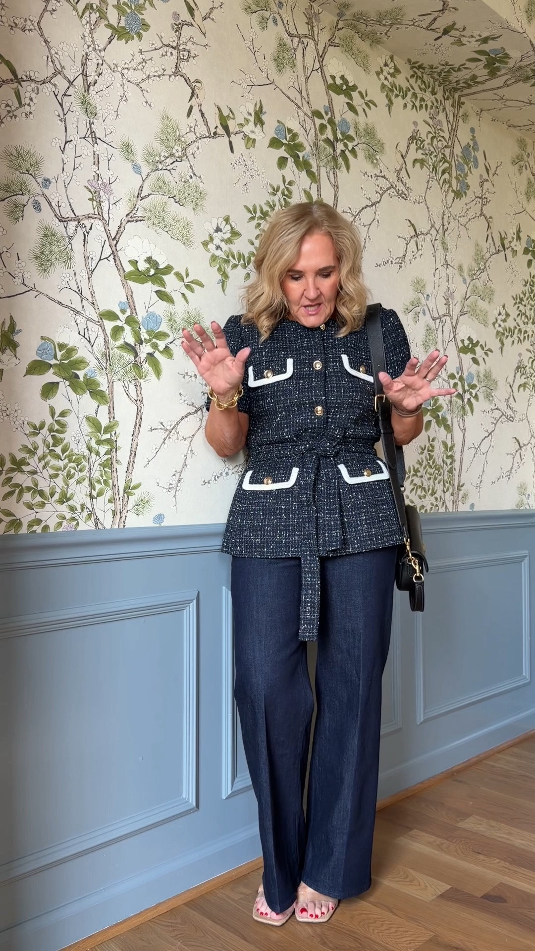 @anntaylor styling event! 25% off 
Wearing size 8 petite in pants 
Medium in tops 
10 petite in blazer 
8 petite in boucle jacket 
8 in skirt 
8 petite in denim dress

#LTKSaleAlert #LTKOver40 #LTKWorkwear

#LTKootd #LTKPetite