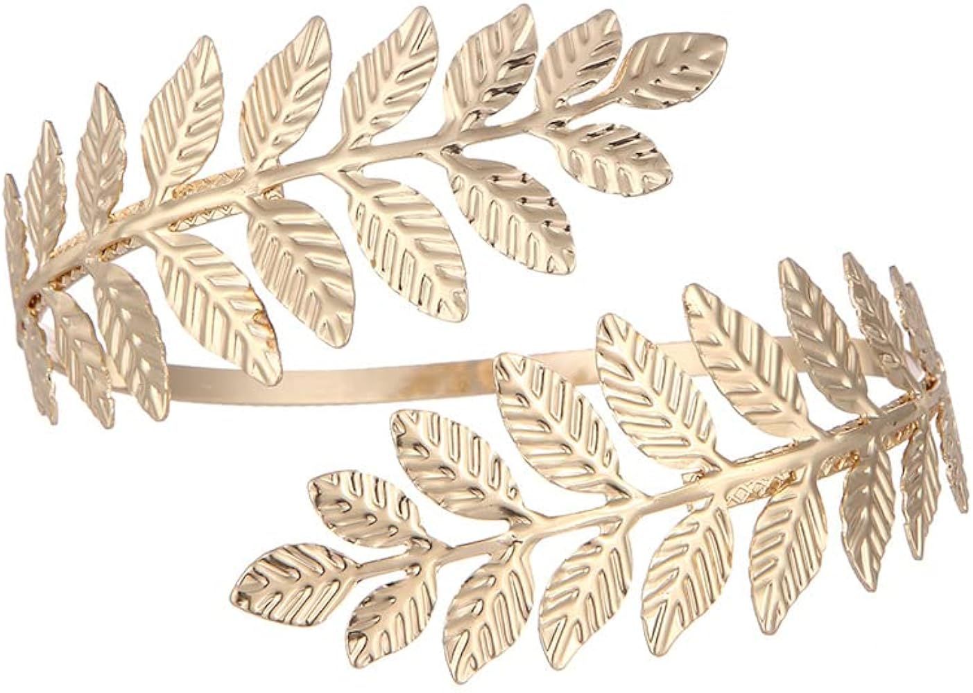 Aonklot Leaf Arm Cuff Upper Arm Band Cuff Bracelets Gold Leaves Branch Armlet Boho Bangle Bracele... | Amazon (US)