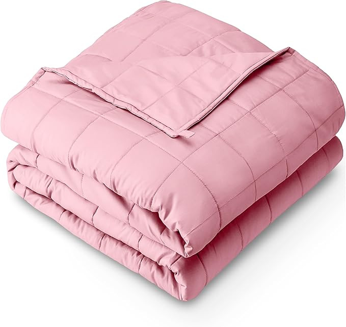 Bare Home Weighted Blanket Twin or Full Size 10lb (40" x 60") - All-Natural 100% Cotton - Premium... | Amazon (US)