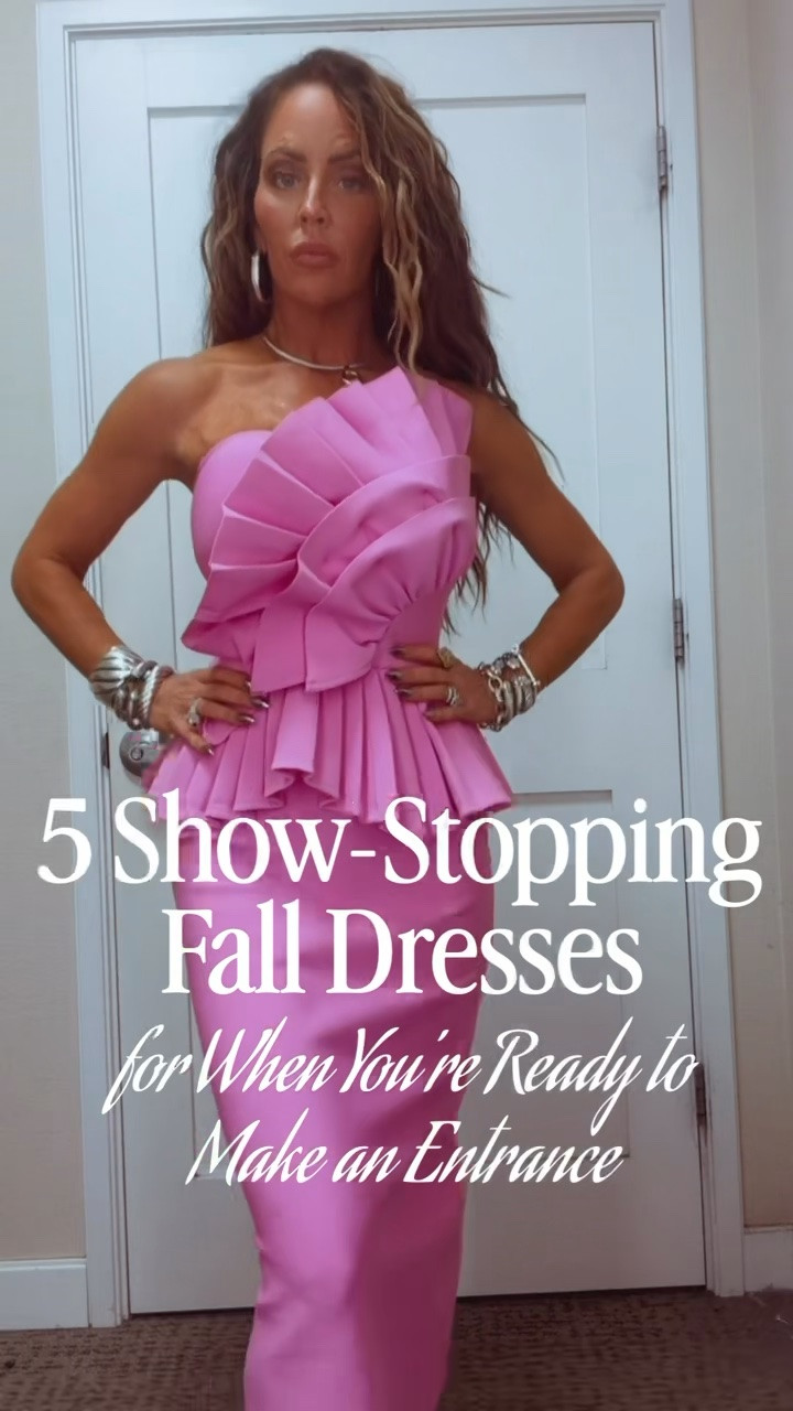 Fall fashion, with the drama turned all the way up! These show-stopping dresses are made for grand entrances, special evenings, and moments when you feel like being a little extra. Which one would you wear this fall?

#LTKWedding #LTKvlog #LTKdayinmylife
