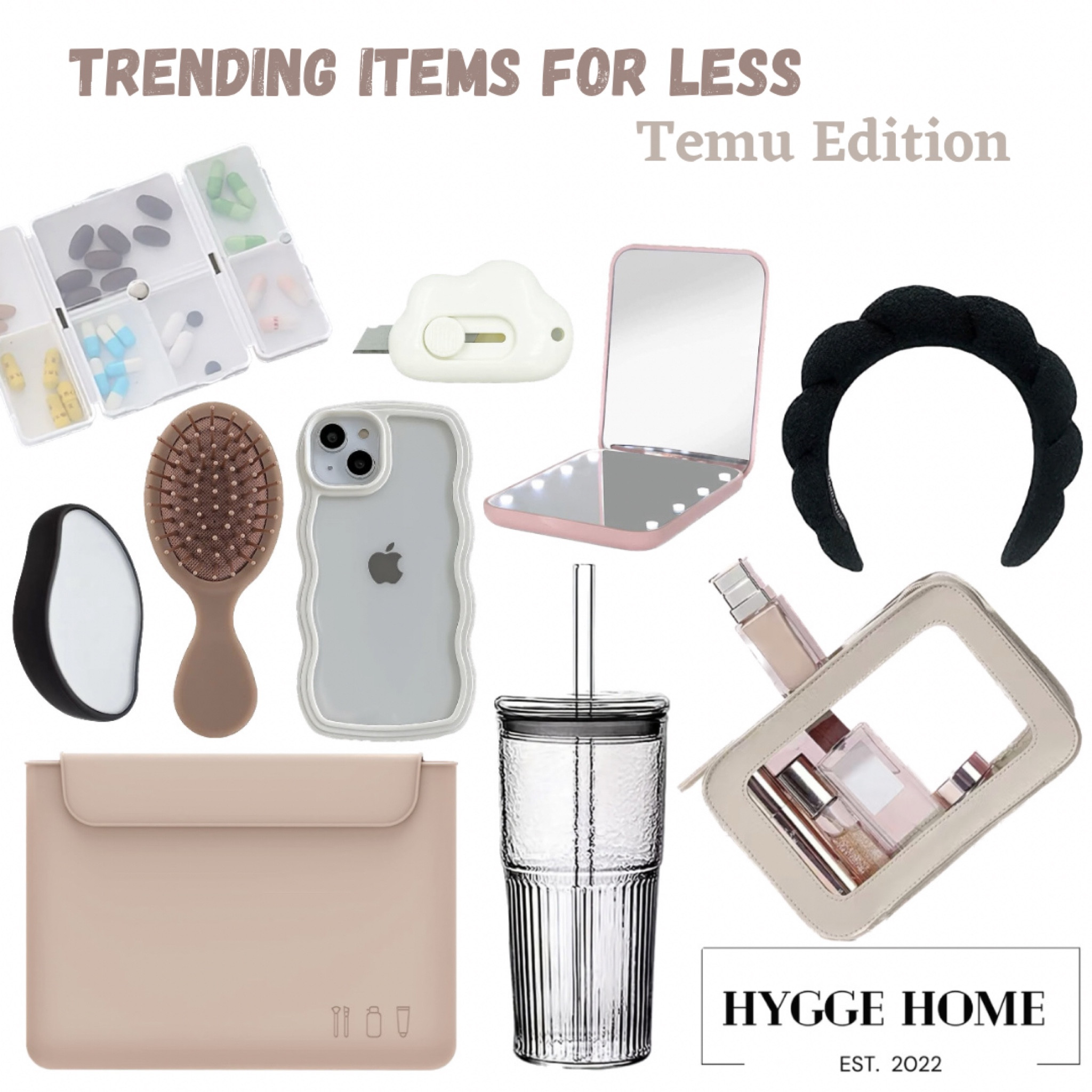 Trending/tik tok viral items for less money. Temu edition. Find more trending items for less money in my products section on my page under “temu finds “ & “trending”. 

**my temu code: USS1004



•temu •amazon •tik tok viral •trending •tumbler •travel •organization •makeup •beauty •for her •viral •viral products •save •hygge home •love it •aesthetic •Neautral 

#LTKtravel #LTKxPrimeDay #LTKFind