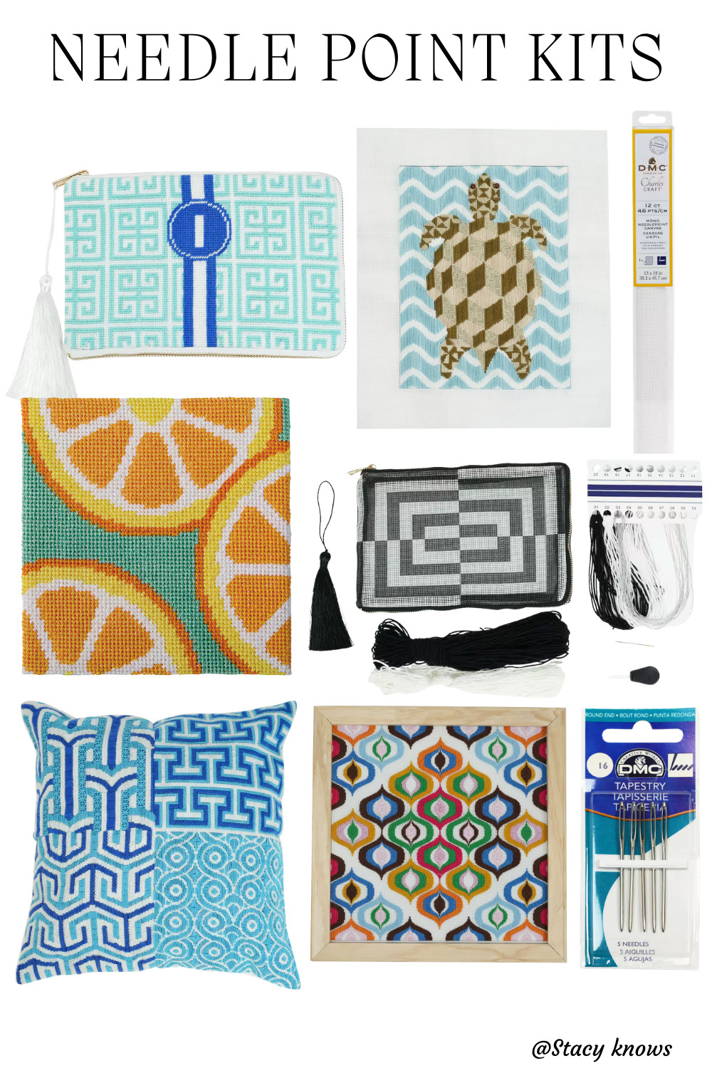Unwind with a new creative project! Whether you're a beginner looking for a weekend hobby or an experienced stitcher, these needlepoint kits are the perfect way to slow down and create something beautiful.
Shop my current favorite designs and starter kits below:
#Needlepoint #NeedlepointKits #DIYProject #SlowLiving #CreativeHobbies #WeekendVibes #CraftingCommunity #NeedlepointCommunity #LTKHome #GiftIdeas 

 #LTKFestival #LTKSeasonal #LTKActive
