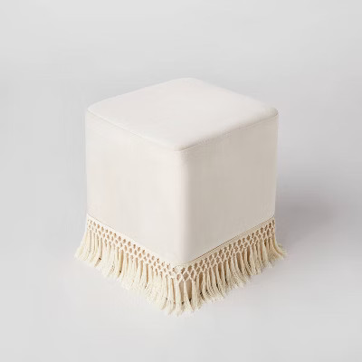 Westchester Fringe Cube - Threshold™ designed with Studio McGee | Target