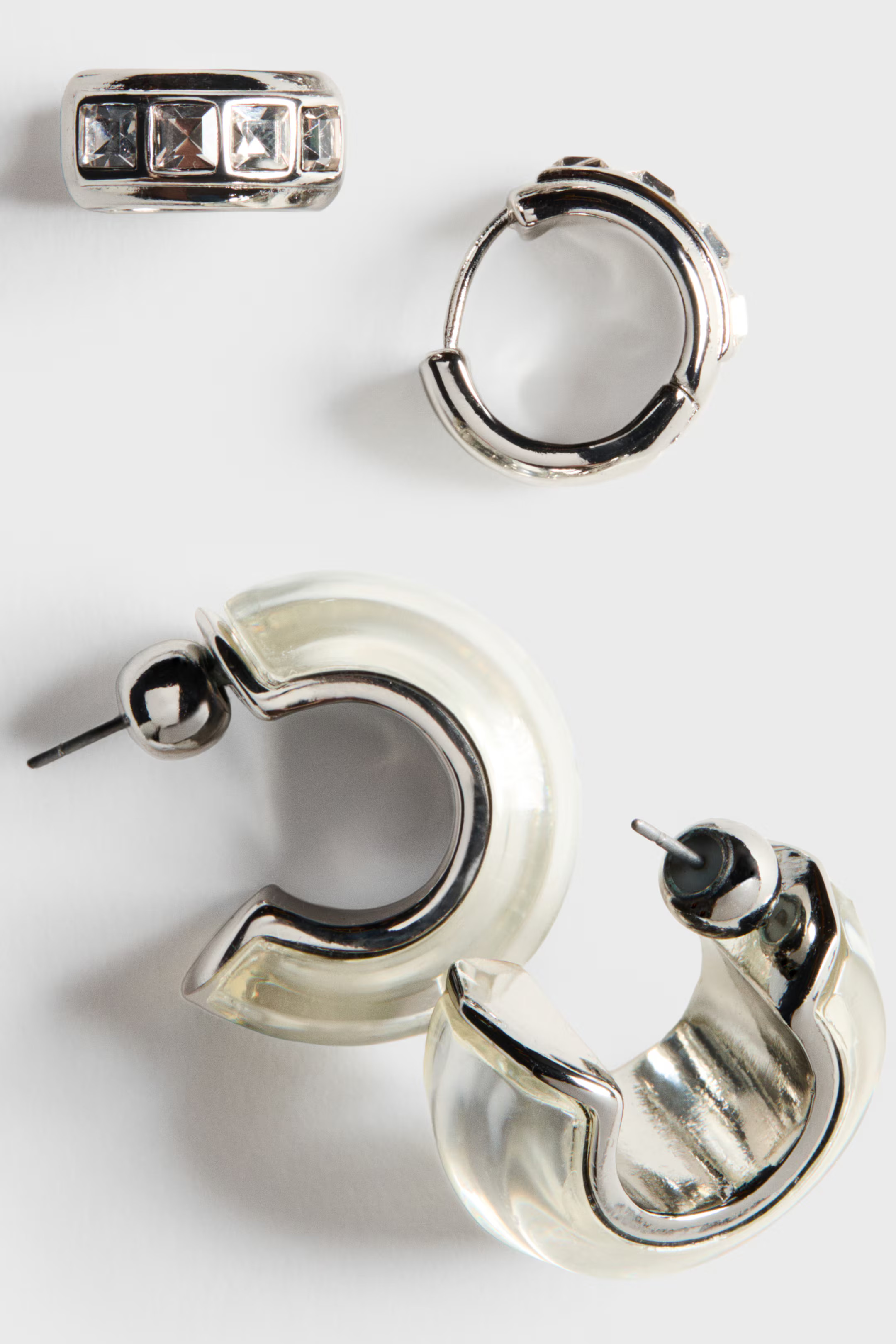3 Pairs Hoop Earrings | H&M (US + CA)