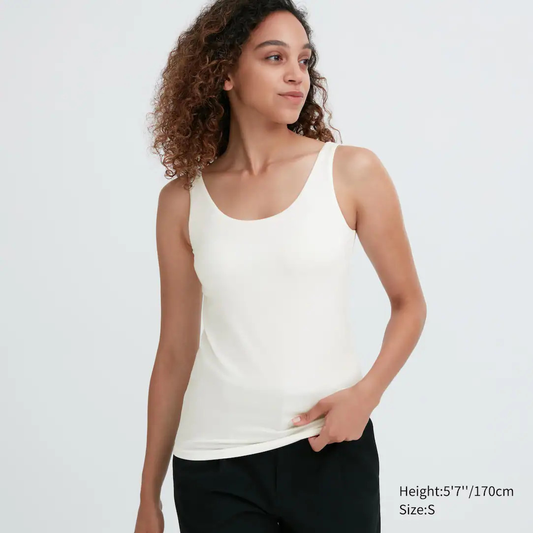 HEATTECH Sleeveless Thermal Bra Top | UNIQLO (UK)
