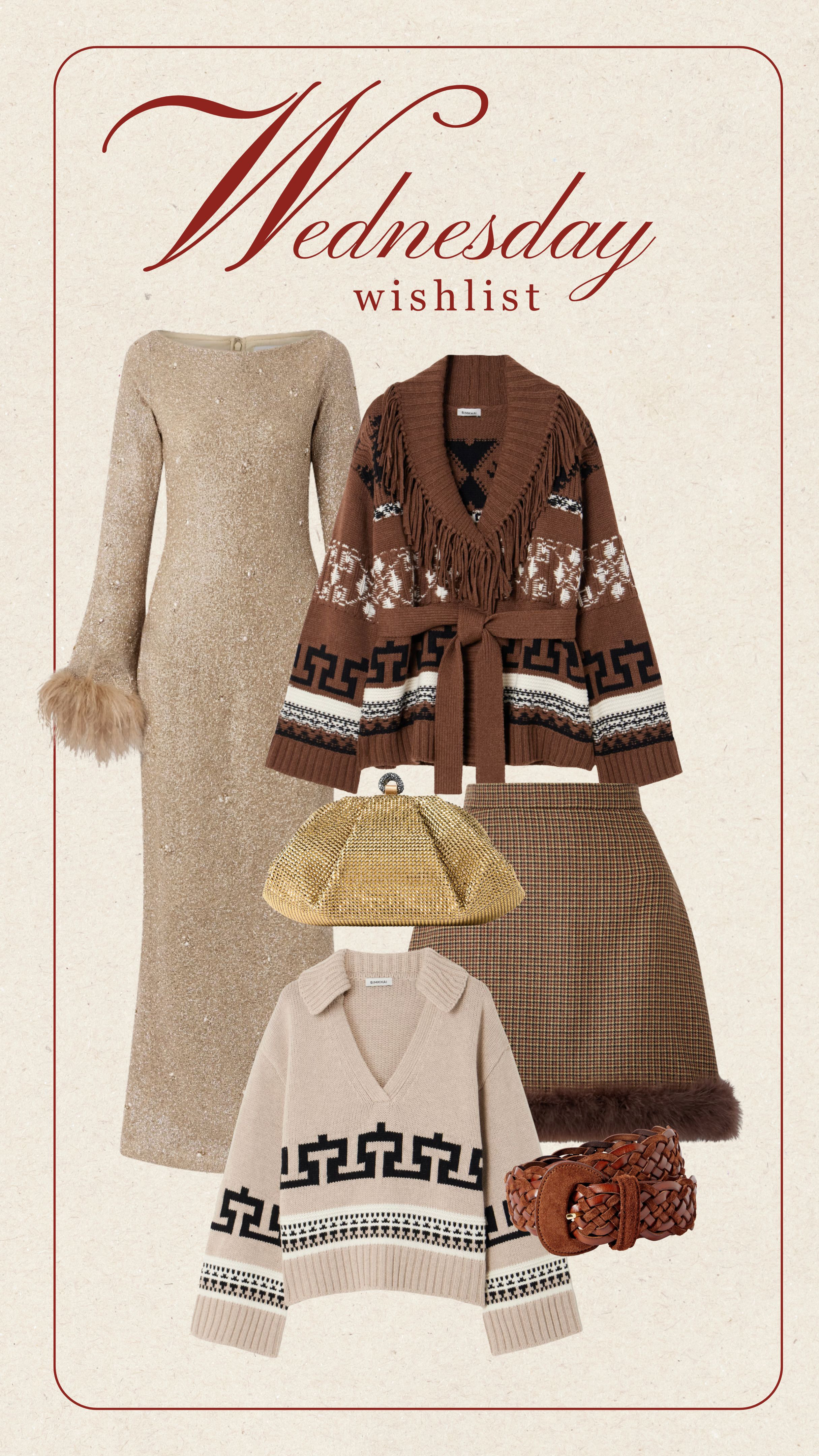 Luxury wishlist from Net A Porter. Cosy knitwear, festive party wear, luxury accessories for Christmas. 

 #LTKwinter #LTKfestive #LTKgiftguide