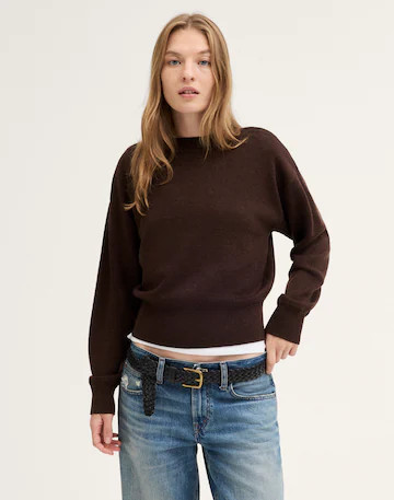 The Casey Crewneck Sweater in Merino-Silk Blend | Madewell