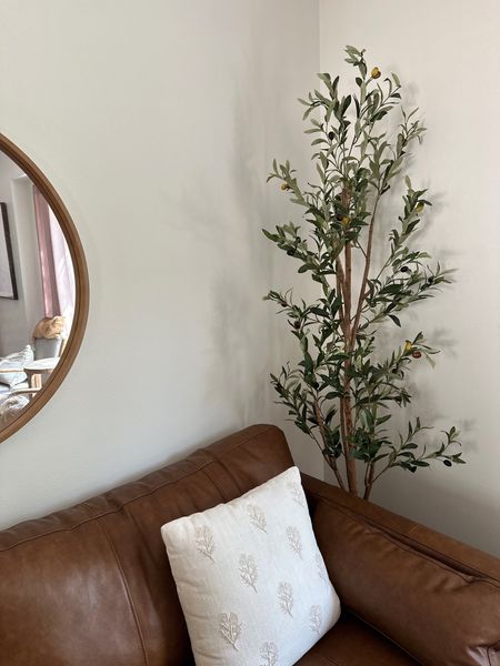 loving this decor addition, faux olive tree 

#LTKhome