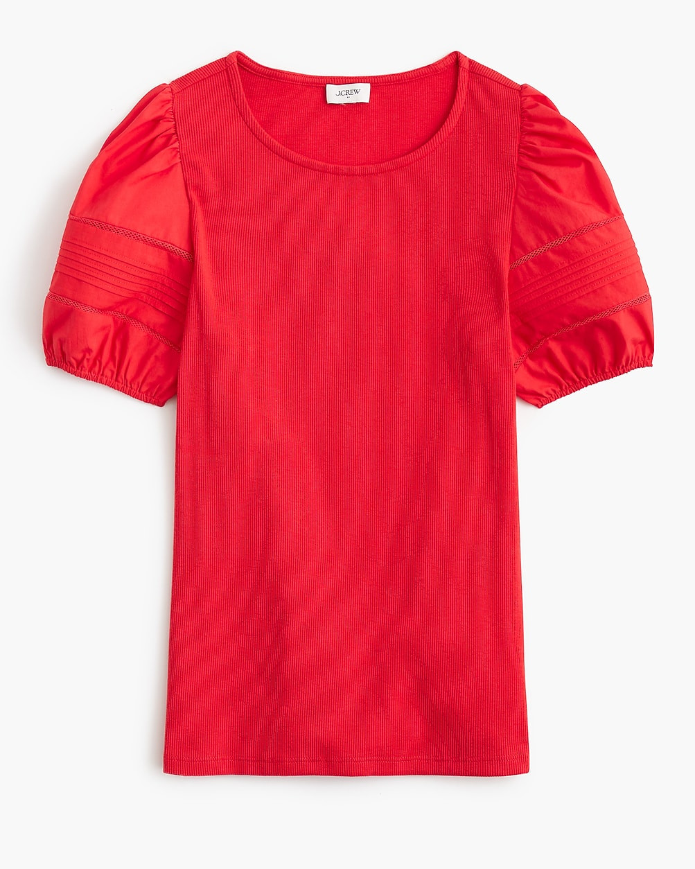 Puff-sleeve mixy top | J.Crew Factory