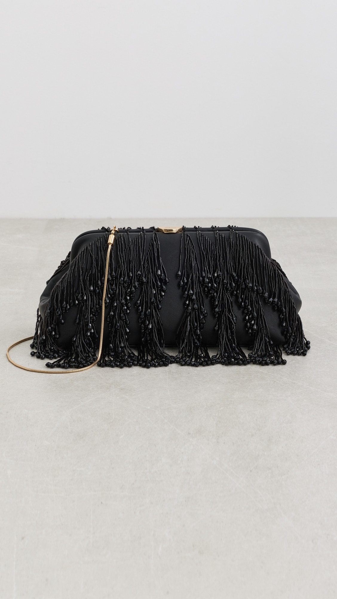 SIMKHAI Pia Beaded Clutch Black One Size | Shopbop