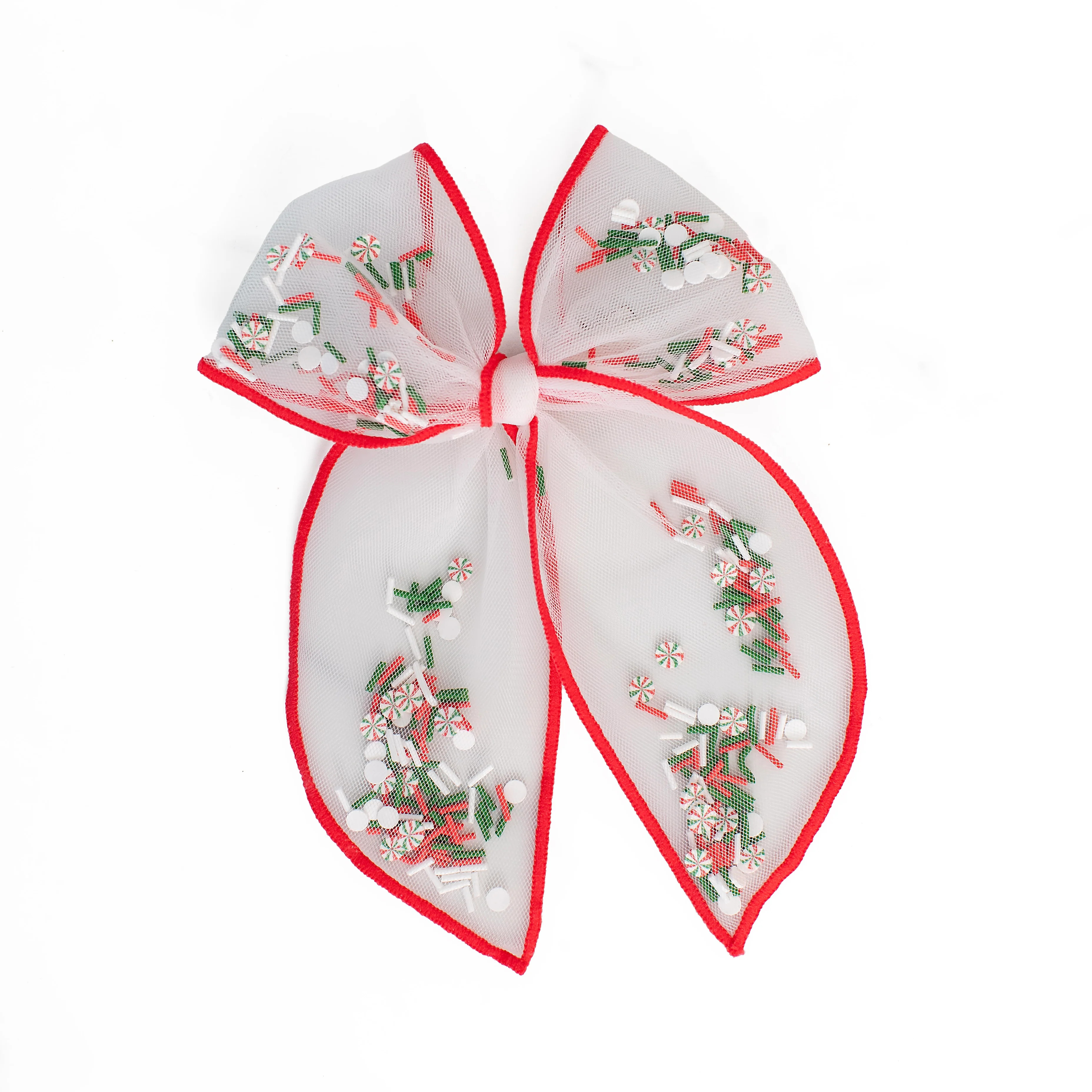 Christmas Confetti Bow | Golden Thread