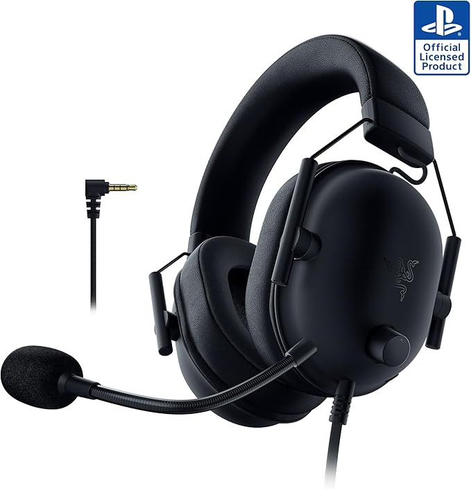 Razer BlackShark V2 X PlayStation Gaming Headset: 50mm Drivers - Cardioid Mic - Lightweight - Com... | Amazon (US)