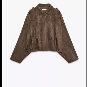 Zara Women's Brown suede Jacket | Poshmark