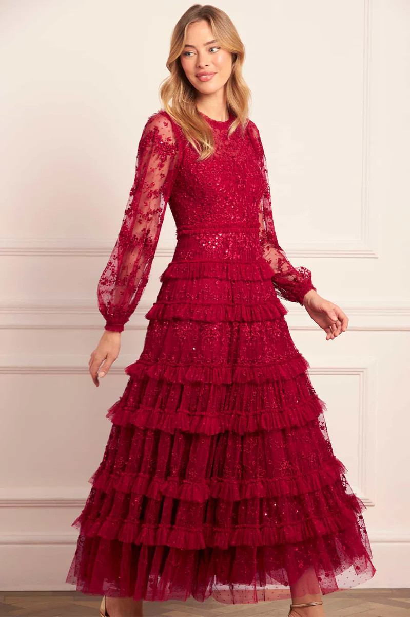 Blossom Lace Ankle Gown | Needle & Thread