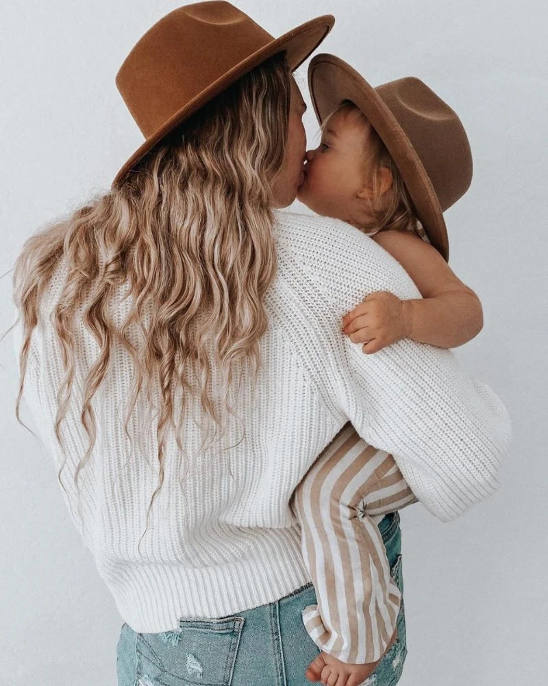 Bordeaux Flat Brim Hats | Bailey's Blossoms