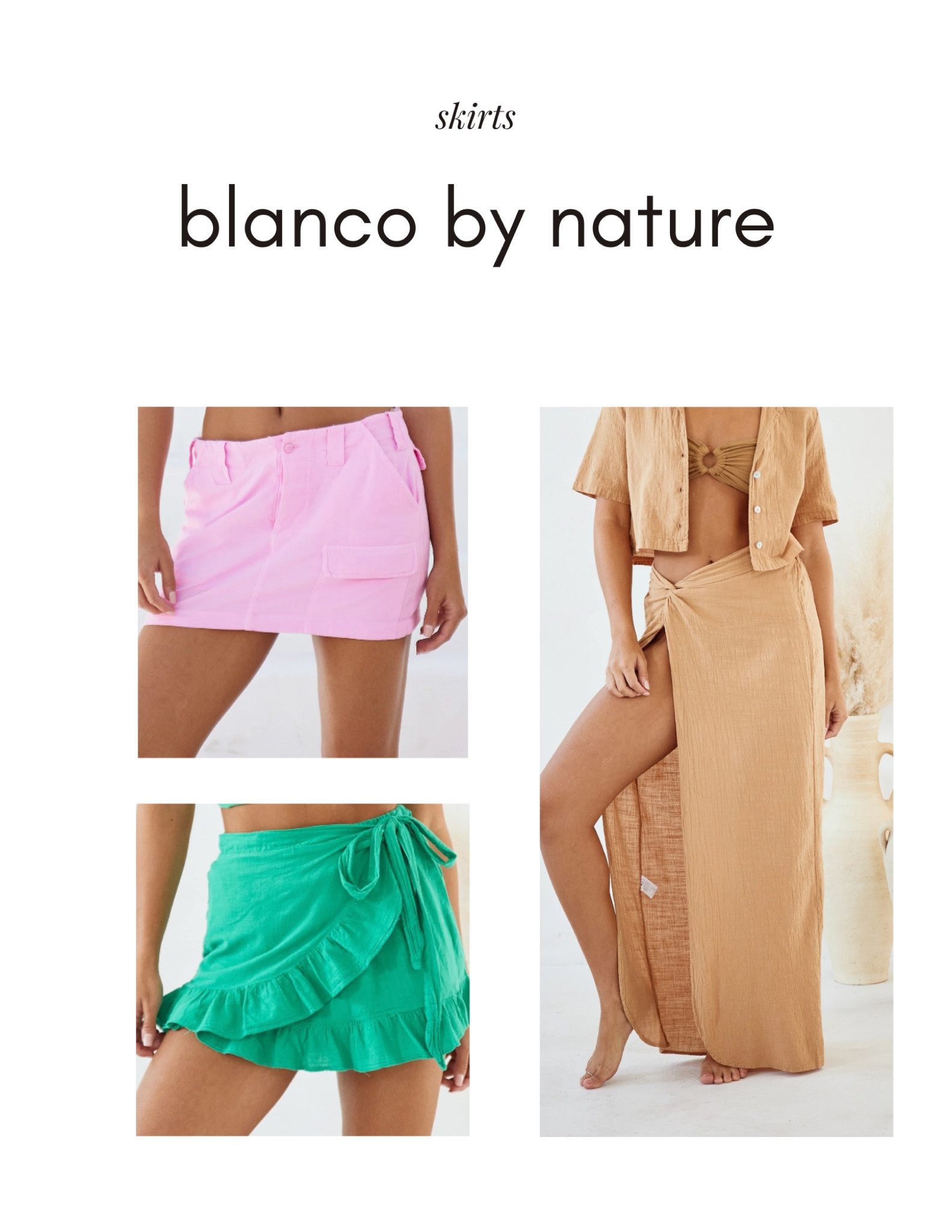 blanco by nature skirts! 💌

#LTKParties #LTKStyleTip #LTKBeauty