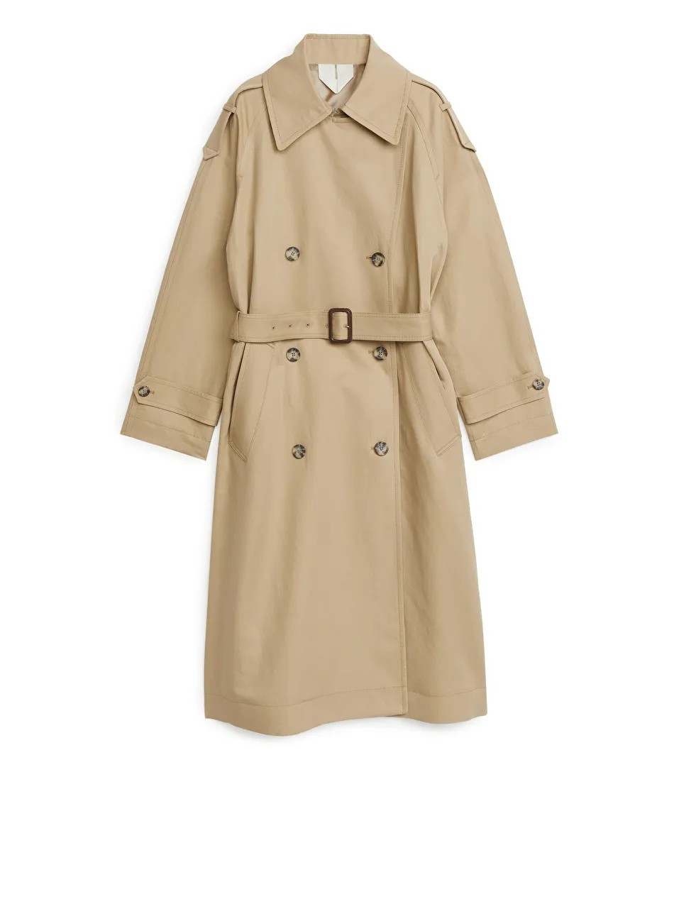 Linen Cotton Trenchcoat | ARKET (US&UK)