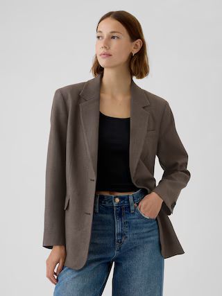 Relaxed Plaid Blazer | Gap (US)