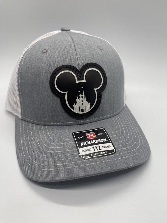 Mickey Mouse Leather Patch Hat | Etsy | Etsy (US)