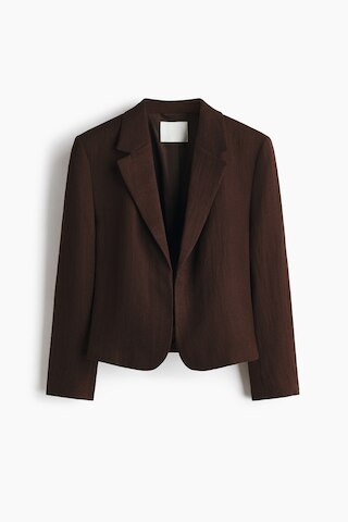 H & M - Short Blazer - Dark Brown | H&M (US + CA)