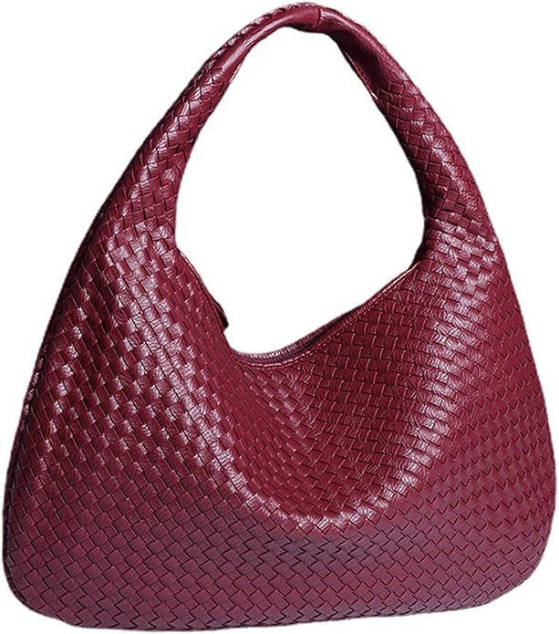 Woven Tote Bag for Women Braided Bag Underarm Purse Large Capacity Woven Handbag Travel Bags | Amazon (US)