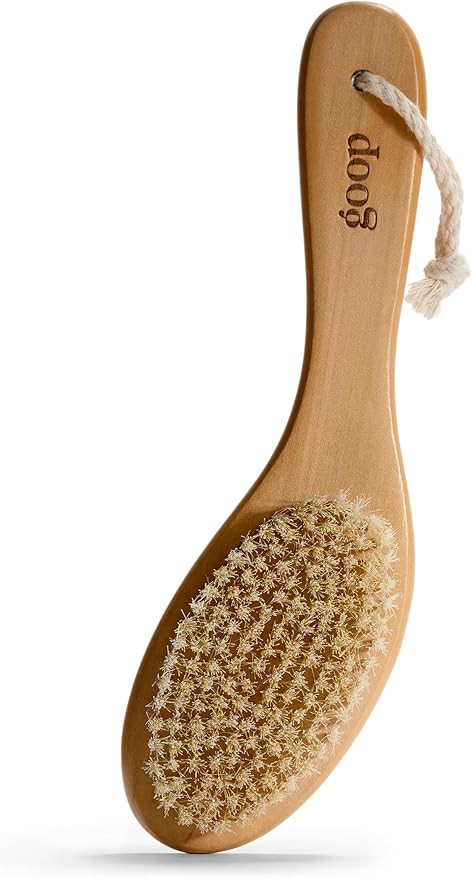 goop Beauty Dry Brush | Detoxifying Body Exfoliator | Wooden Handle with Natural Biodegradable Si... | Amazon (US)