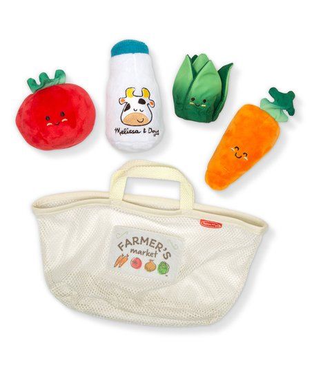 Melissa & Doug Red & Green Multi-Sensory Market Basket Fill & Spill Infant Toy Set | Zulily