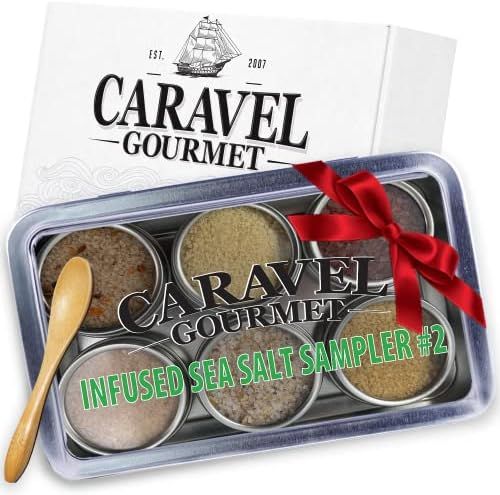 Infused #2 Salt Sampler Set, Gourmet Cooking Gifts and Spice Variety Packs, 0.5 oz x Bundle of 6 ... | Amazon (US)