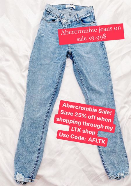 Abercrombie Sale! Save 25% off when shopping through my LTK
Use Code:  AFLTK


#LTKsalealert #LTKxAF #LTKSeasonal