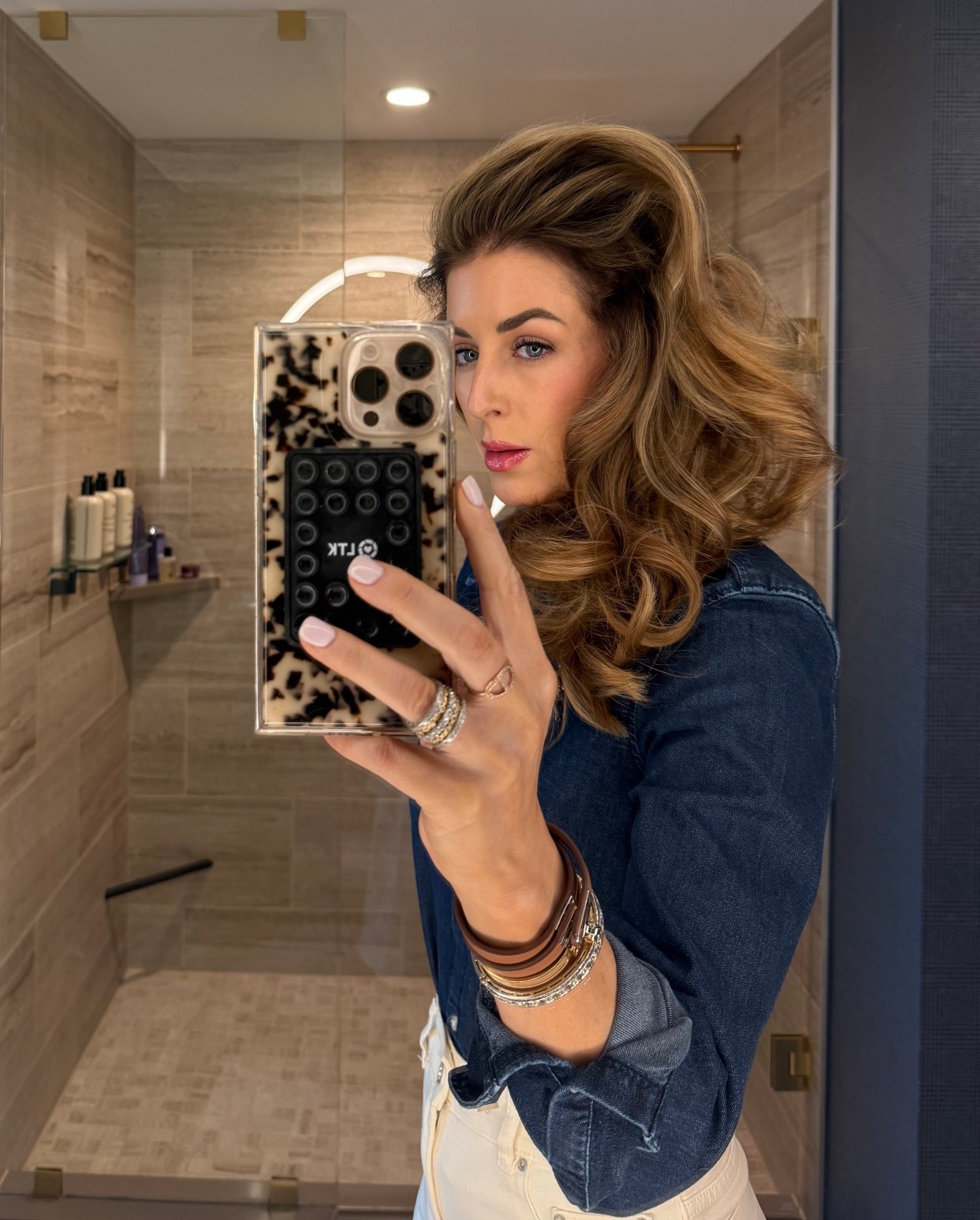 Hot curlers for the win.

#LTKBeauty #LTKOver40