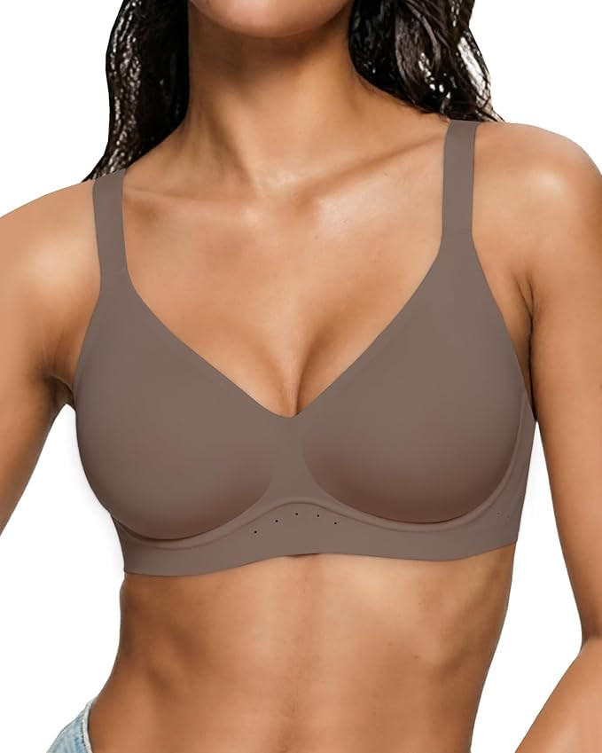 As Fairy Womens Wireless Jelly Bra Wirefree Full Coverage Seamless Bra | soft,comfortable,support... | Amazon (US)
