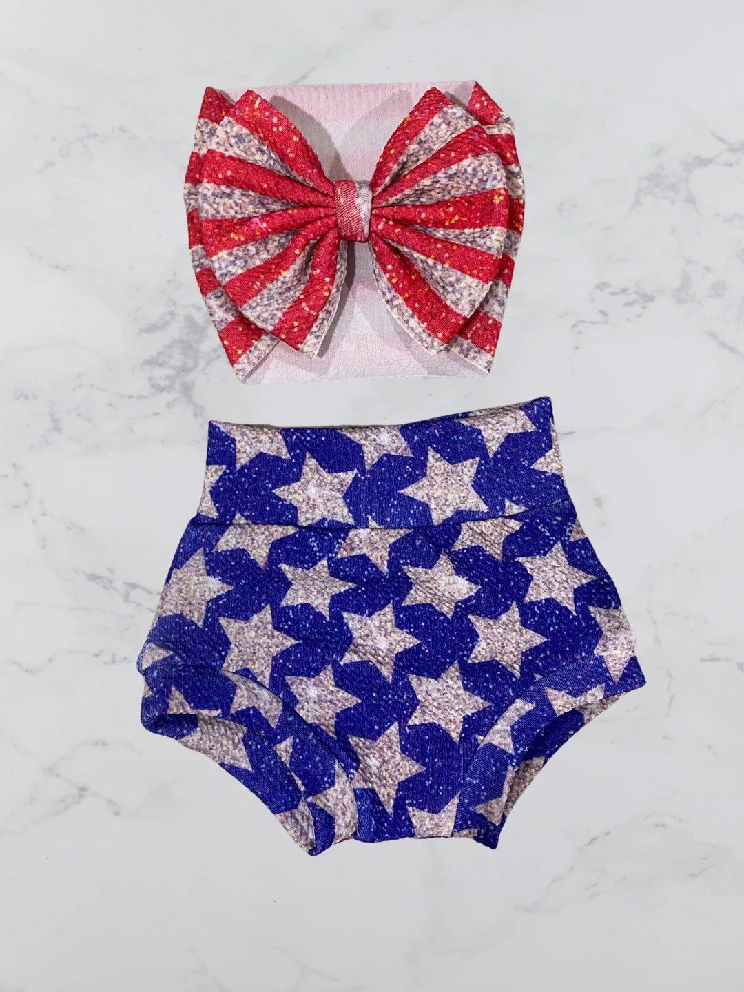 Faux Sparkle Bummie Set/baby Girl Bummies/baby Shower Gift/4th of July Bummie Set/birthday Bummie... | Etsy (US)