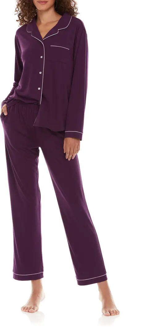 Flora By Flora Nikrooz Annie Long Sleeve & Pants 2-Piece Pajama Set | Nordstromrack | Nordstrom Rack