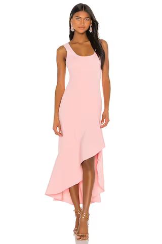 Bardot Esther Frill Dress in Peachy Pink from Revolve.com | Revolve Clothing (Global)